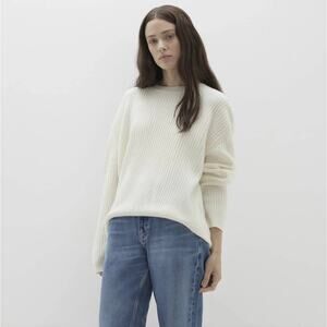 Naked Cashmere Campbell Ribbed Crewneck Sweater Small